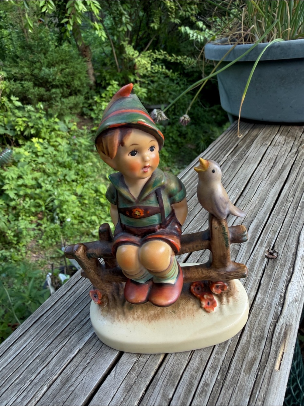 M. j. Hummel Goebel 111/1 1938 Wayside Harmony Figurine 1950’s W Germany